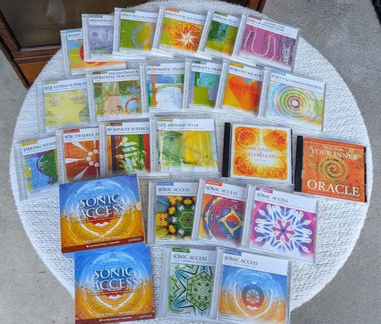 23 Paul R Scheele Paraliminal & Sonic Access CDs + 2 Nicki Scully Oracle CDs