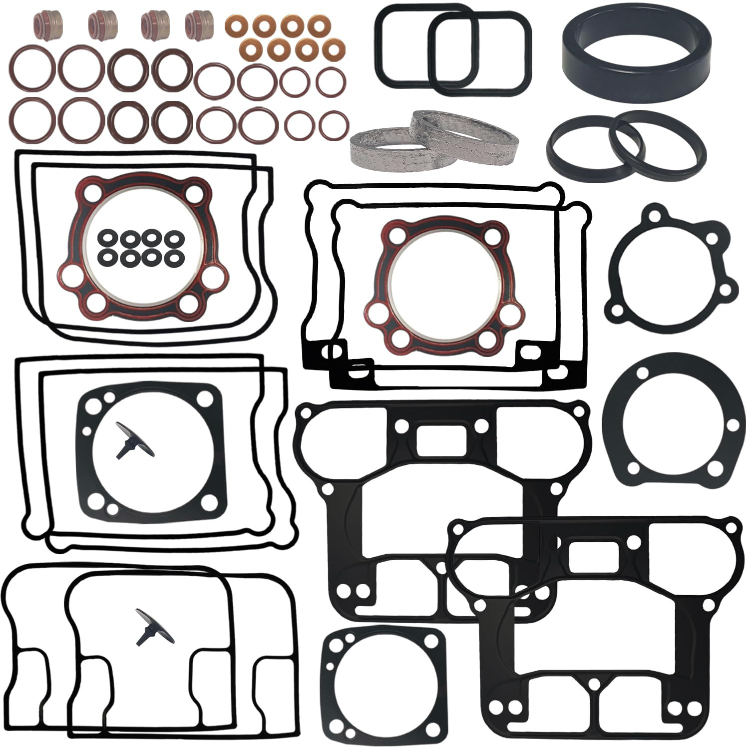 Top End Gasket Kit for Harley-Davidson EVO Big Twin 1340CC Dyna Softail FXST 198