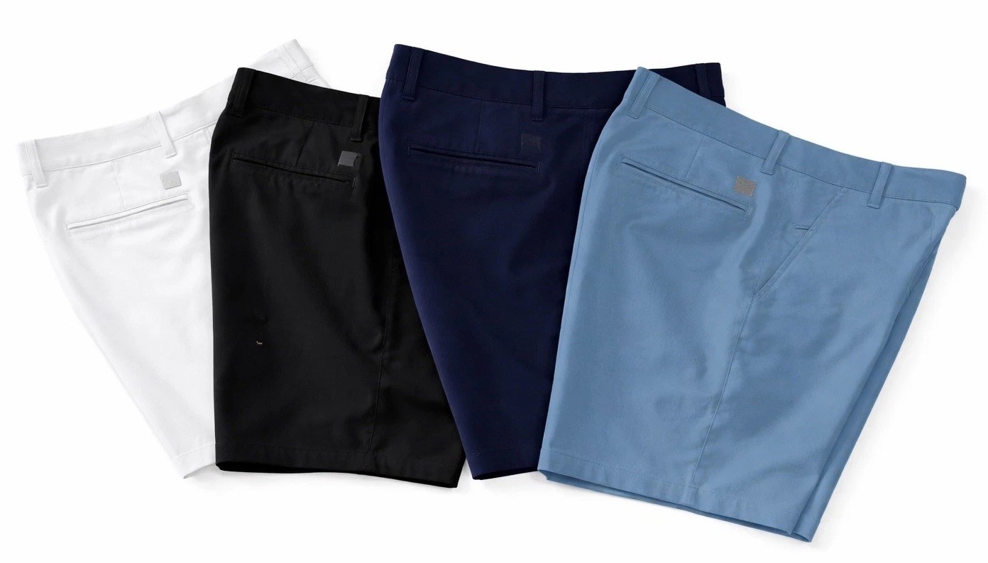 Lot of 4 Puma Golf Shorts Mens Size 30 Black Navy White Blue Performance Stretch