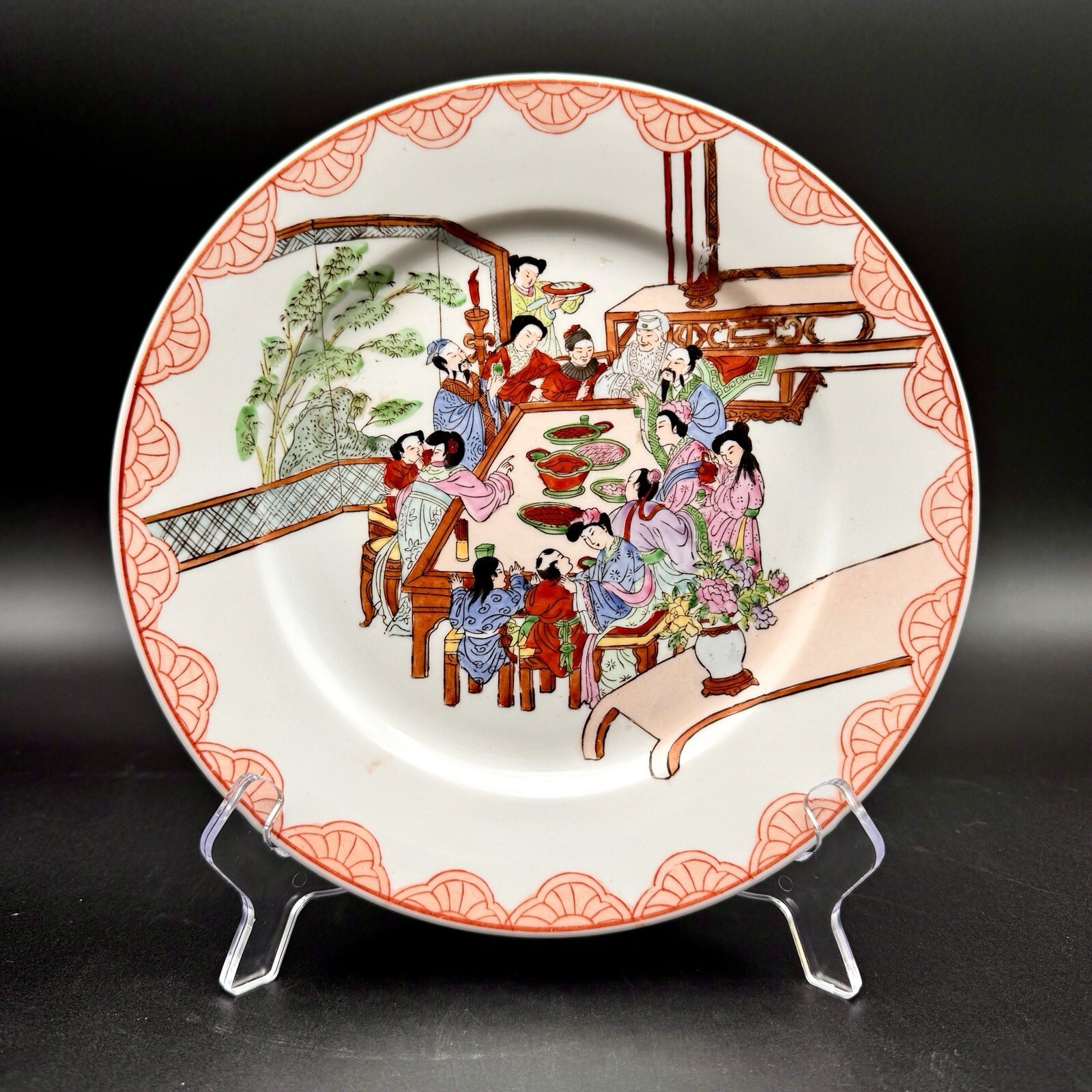 Rare 19th 20th Century Famille Rose Chinese Export 9" Porcelain Plate (#7 of 14)