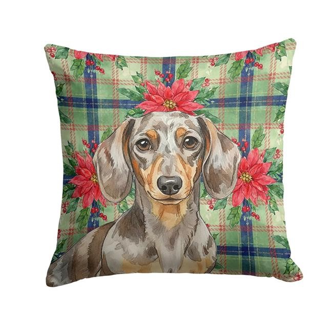 Carolines Treasures WDK8594PW1414 Unisex Adult Dapple Dachshund Christmas Poi...