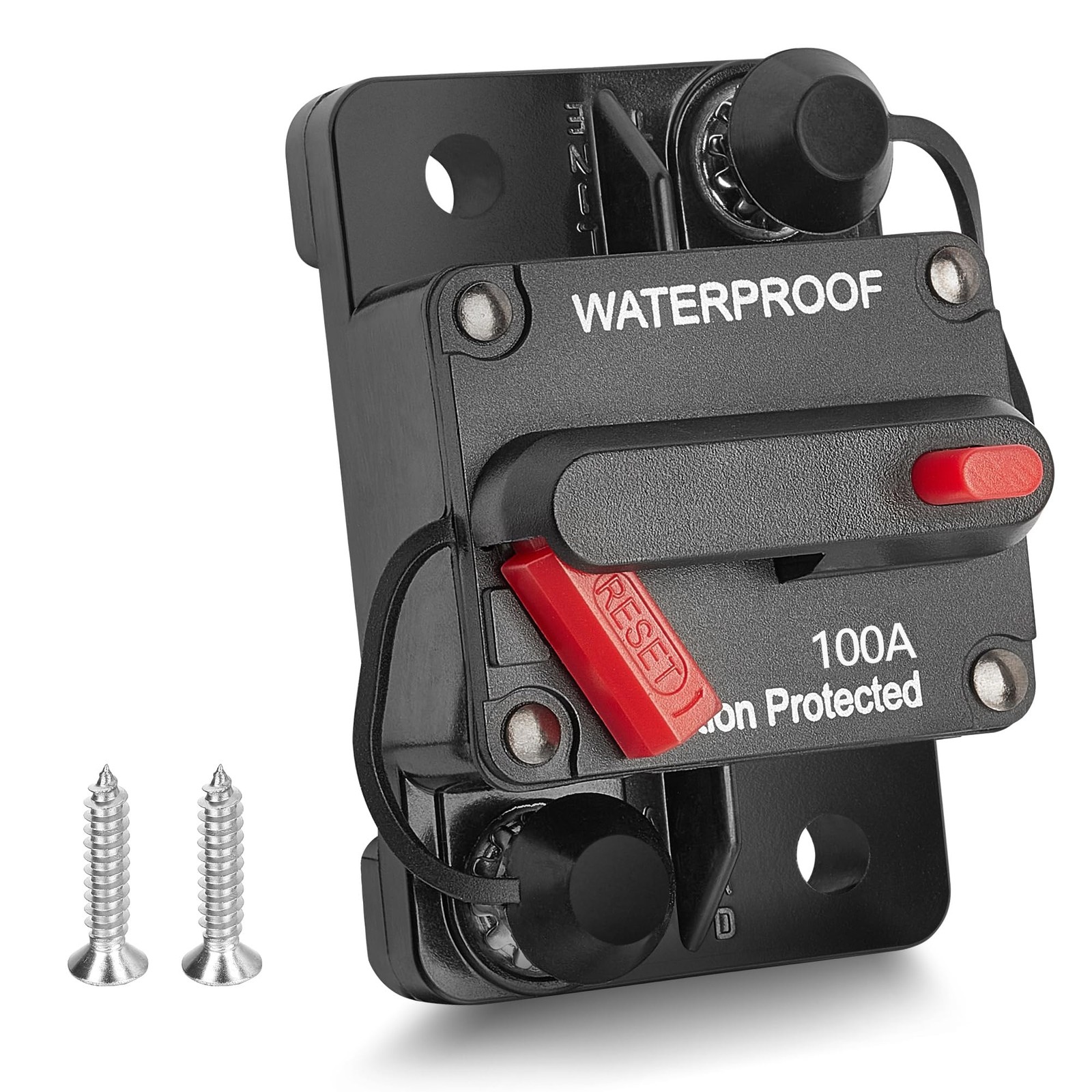 Waterproof 100Amp Circuit Breaker for Boat Trolling Motor ATV Vehicles Stereo...