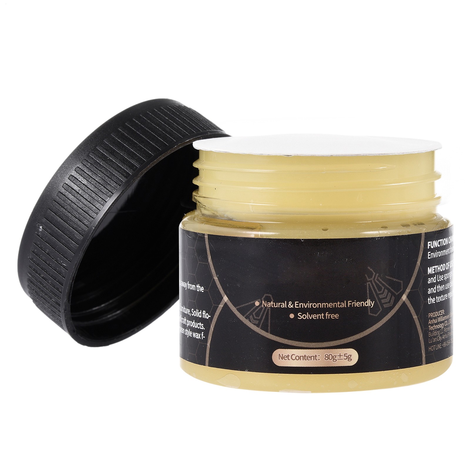 85g Wood Wax Waterproof Wood Furniture Cleaner Polishing Multipurpose Wood 