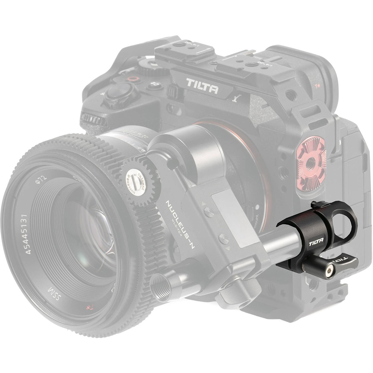 Tilta 15mm Rod Holder to 1/4"-20 Side Mount Adapter, Black