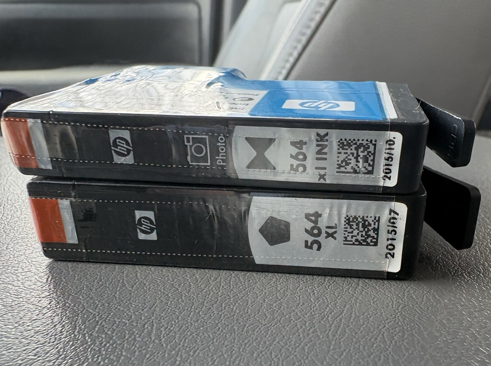 Genuine HP 564XL Black Ink & 564XL Black Photo Ink New/ Sealed/Expired 2015