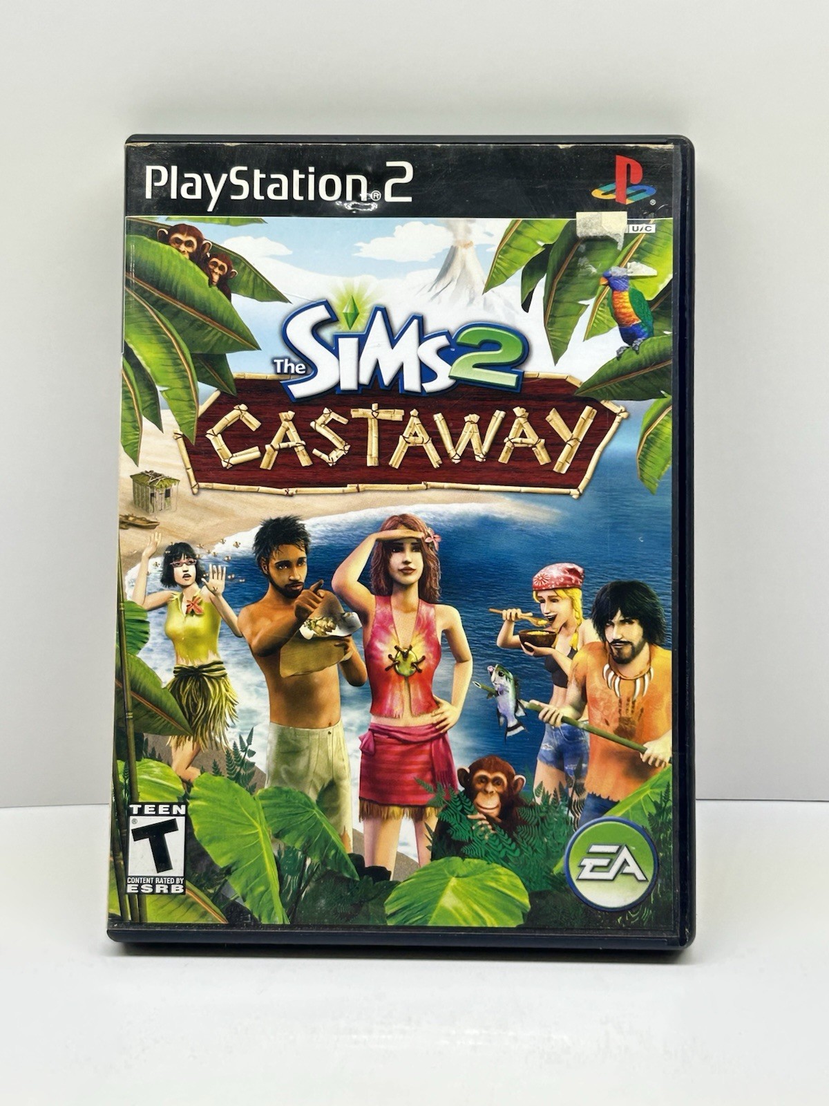 Sims 2 Castaway - Sony PlayStation 2 CIB TESTED rare game Vintage EA PS2