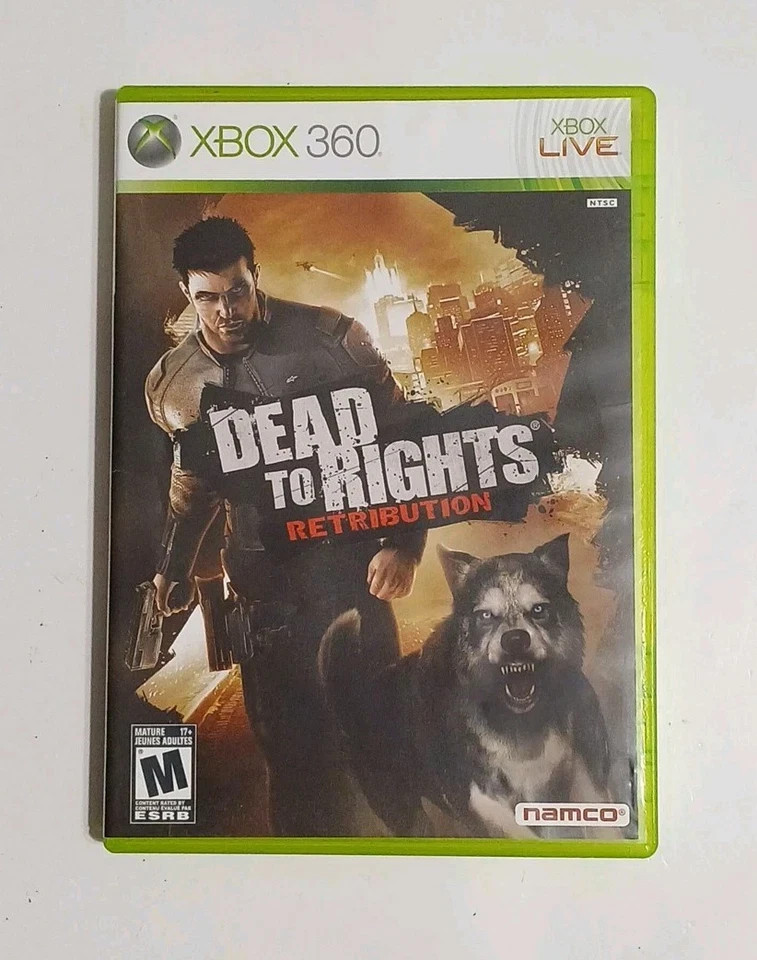 Dead to Rights: Retribution Xbox 360, Authentic Replacement Case Only