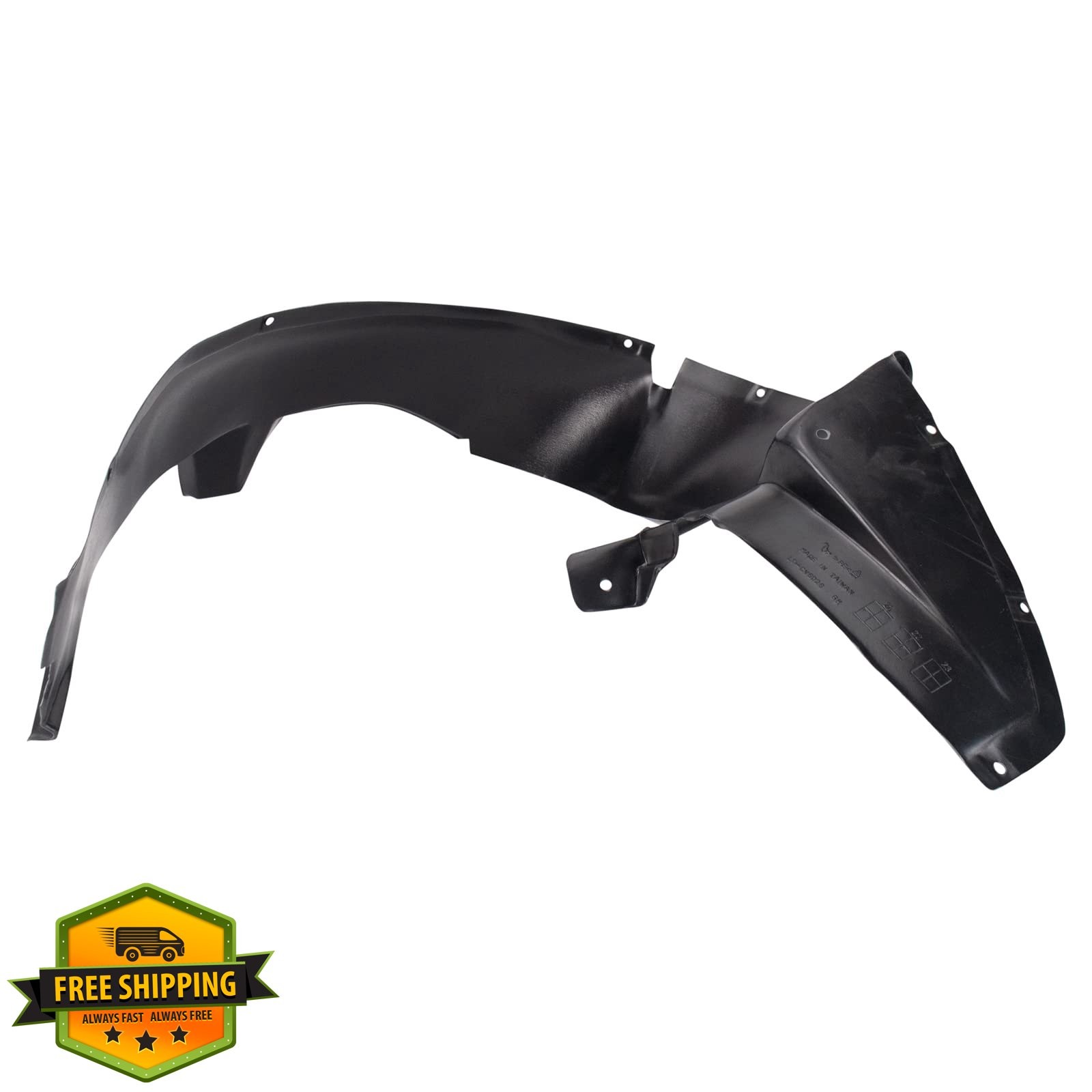 TRQ Front Right Inner Fender Liner Black Monte Carlo 2000-2005