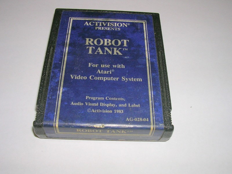 Robot Tank - Atari 2600 - Vintage Game Cartridge