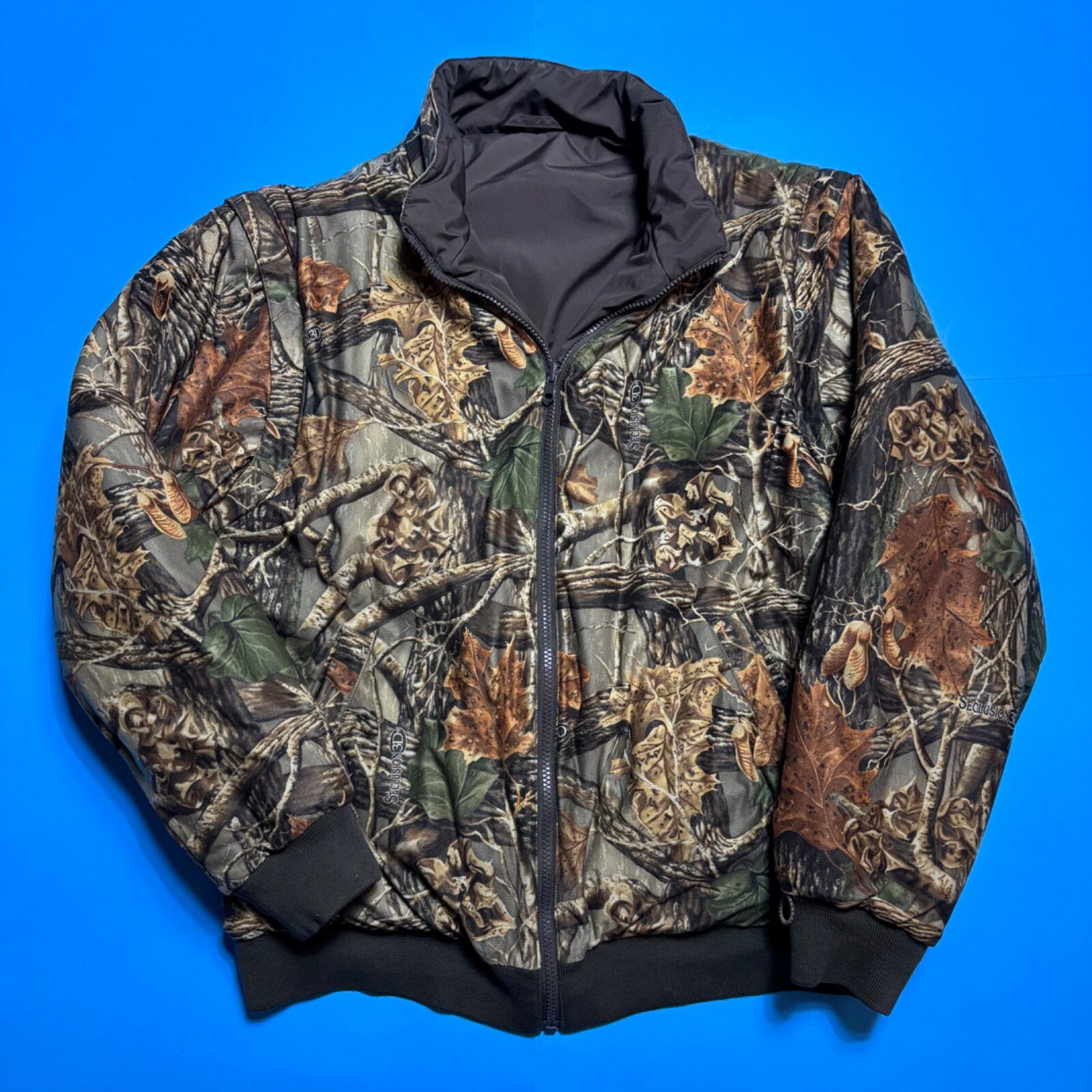 Cabela's Seclusion 3D Reversible Hunting Camo Jacket ~ Vest in Large Regular