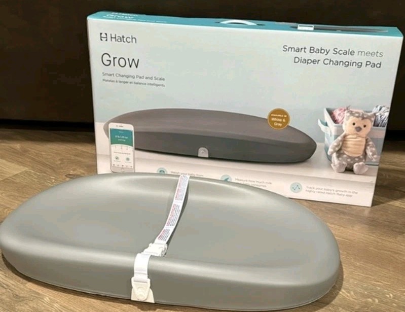 Hatch Baby HBG16001GRY Grow Smart Changing Pad and Scale *NEW