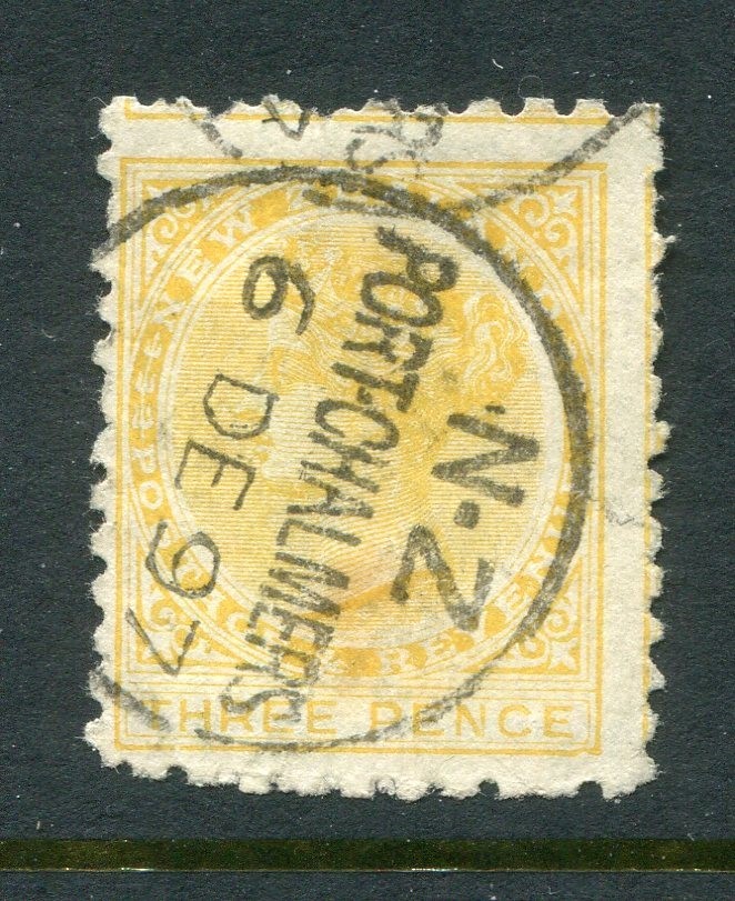 New Zealand #63a Victoria Perf 10x11 3 P. [Used]
