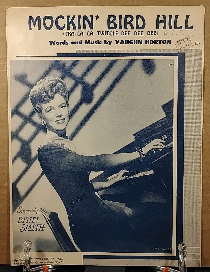 1949 Sheet Music MOCKIN' BIRD HILL Vaughn Horton Ethel Smith Southern Music Pub