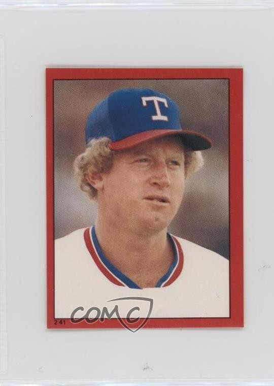 1982 Topps Album Stickers Pat Putnam #241 2k3
