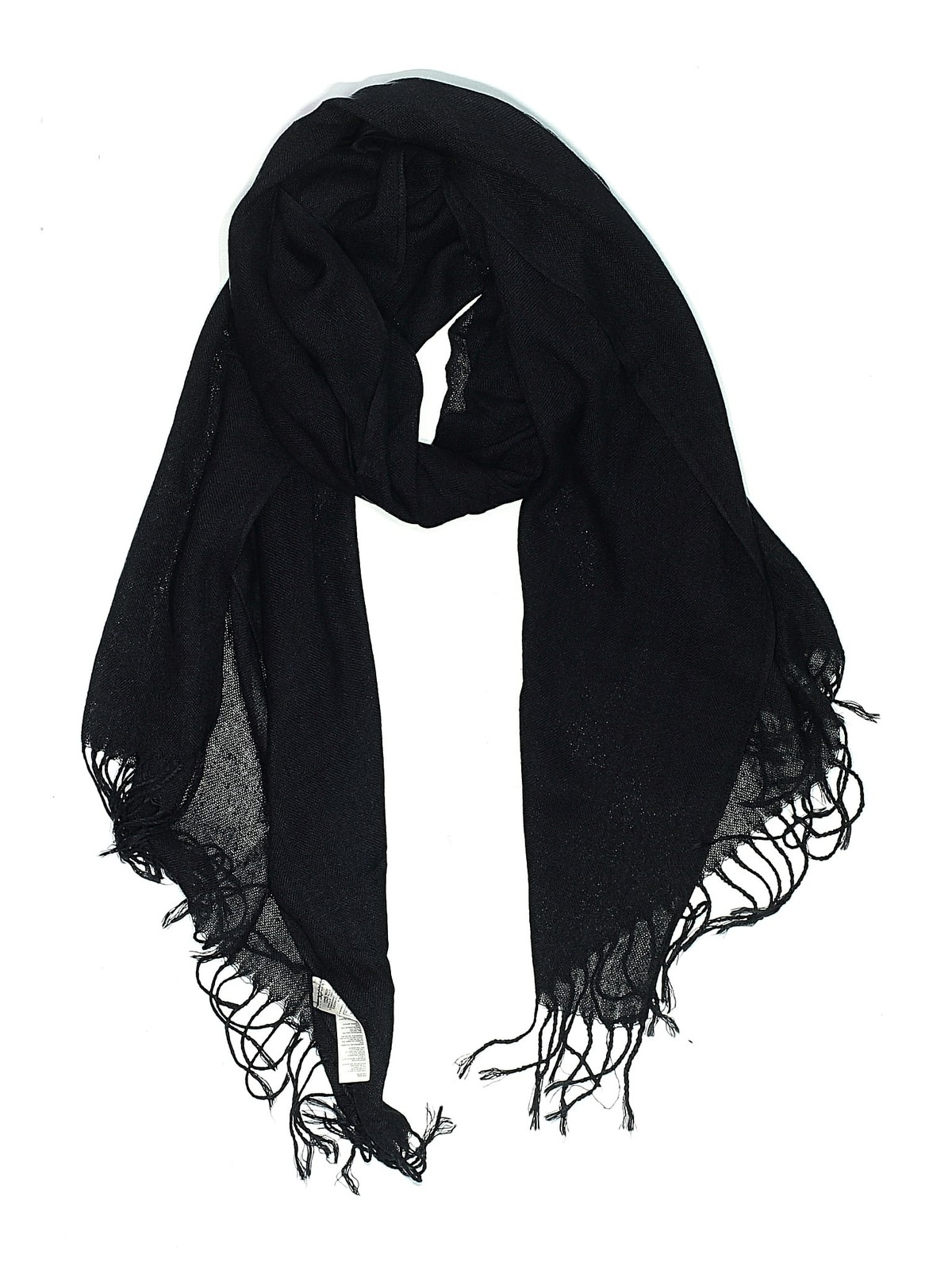 Unbranded Women Black Scarf One Size
