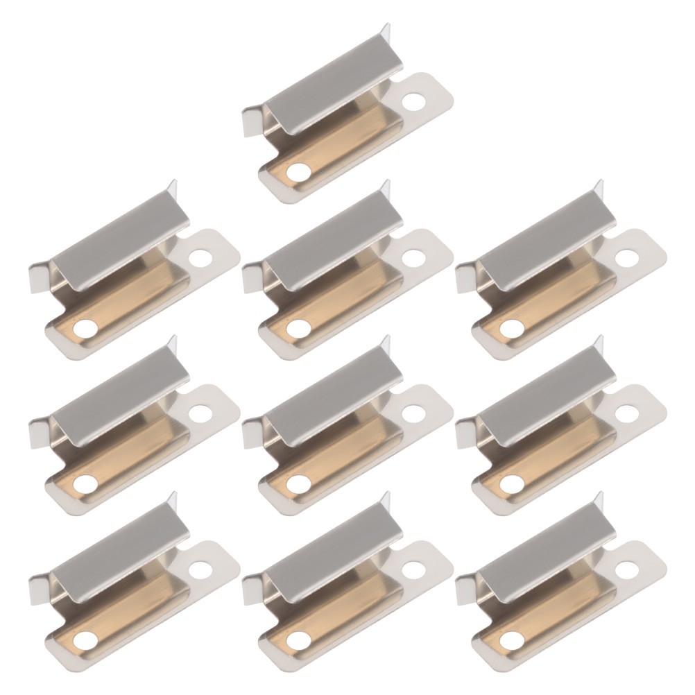10 Pcs 3D Printer Glass Bed Clips Stainless Steel Glass Platform Fixing Clamps