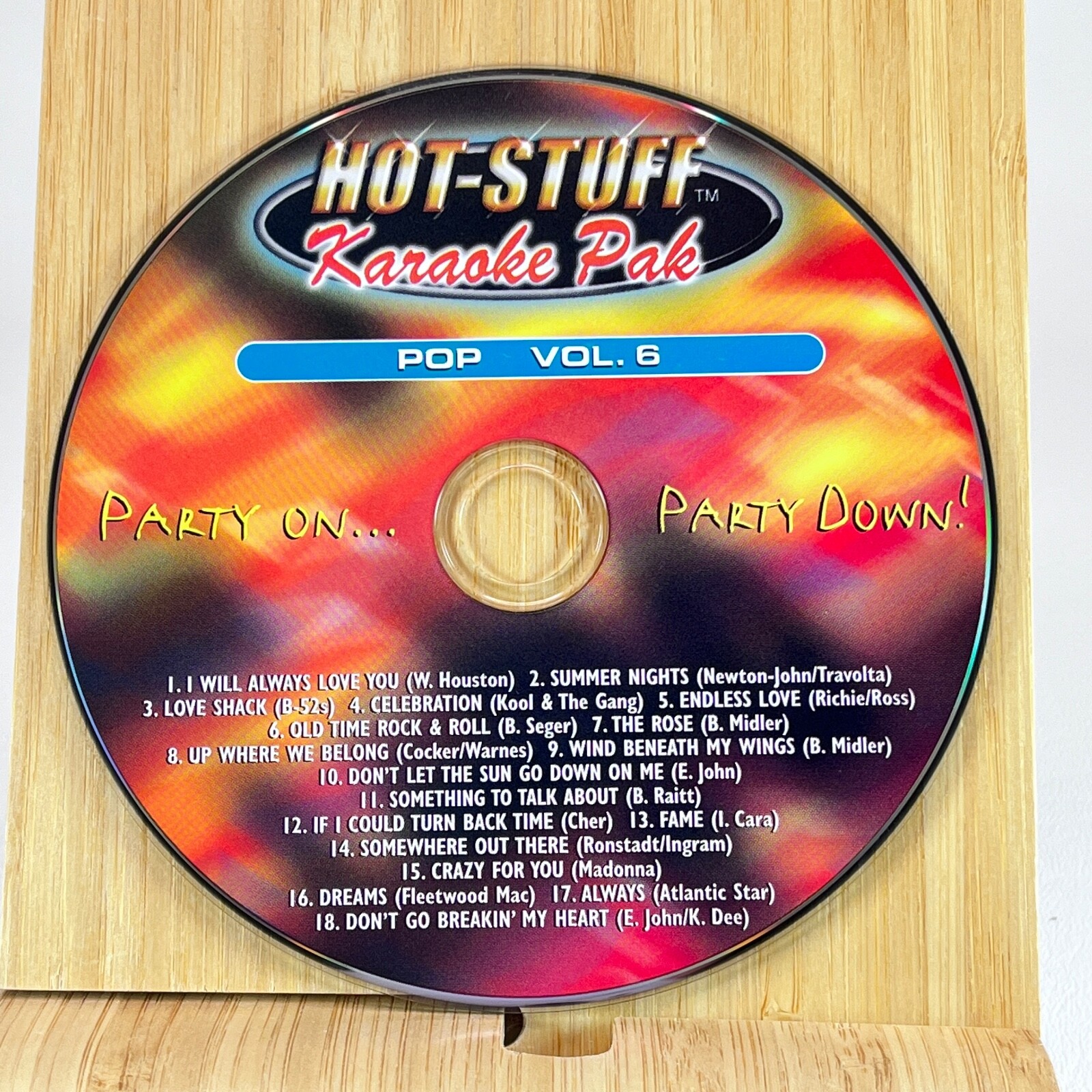 Hot-Stuff Karaoke Pak Pop Vol. 6