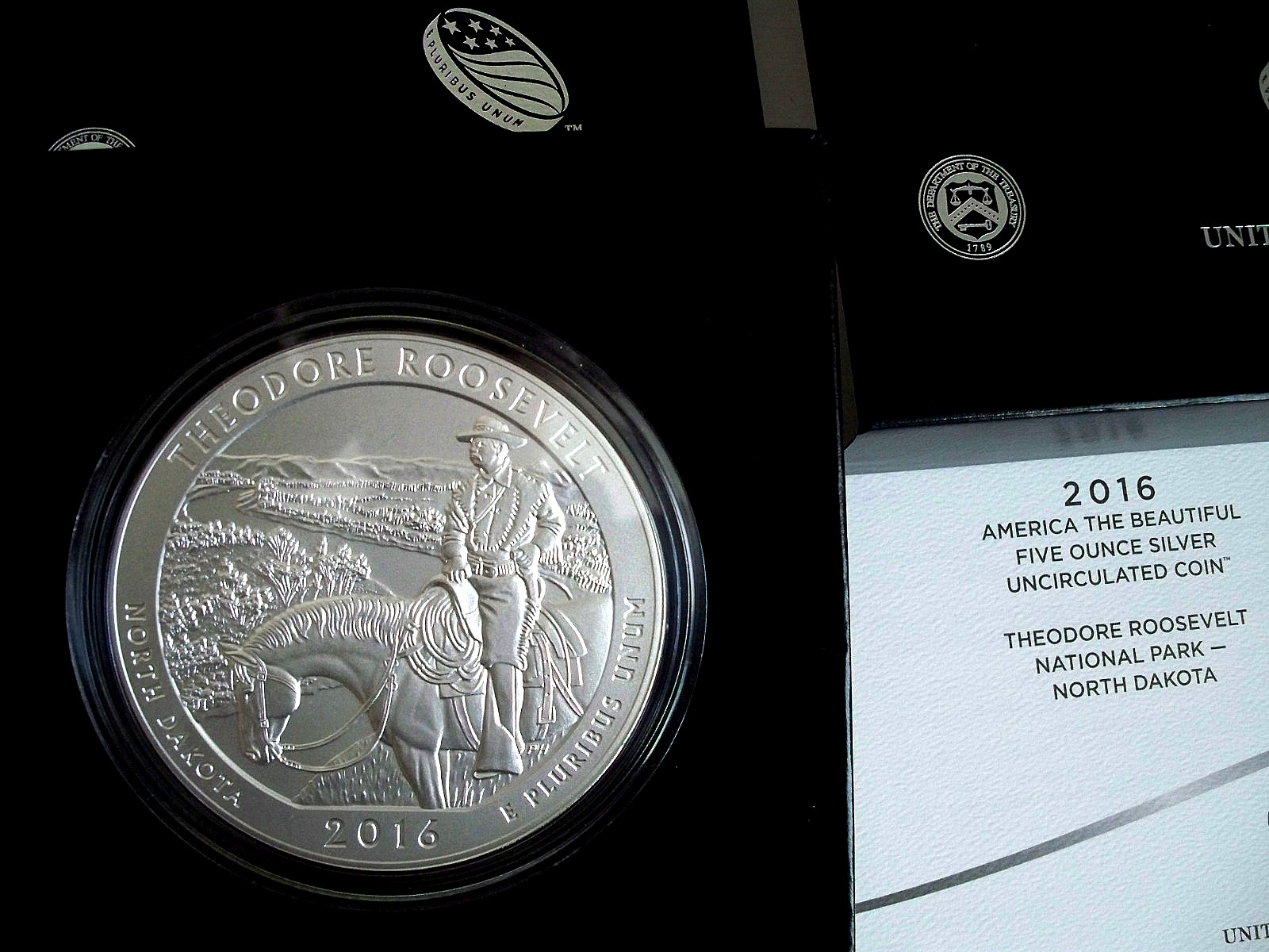 ATB - THEODORE ROOSEVELT - FIVE OUNCE SILVER