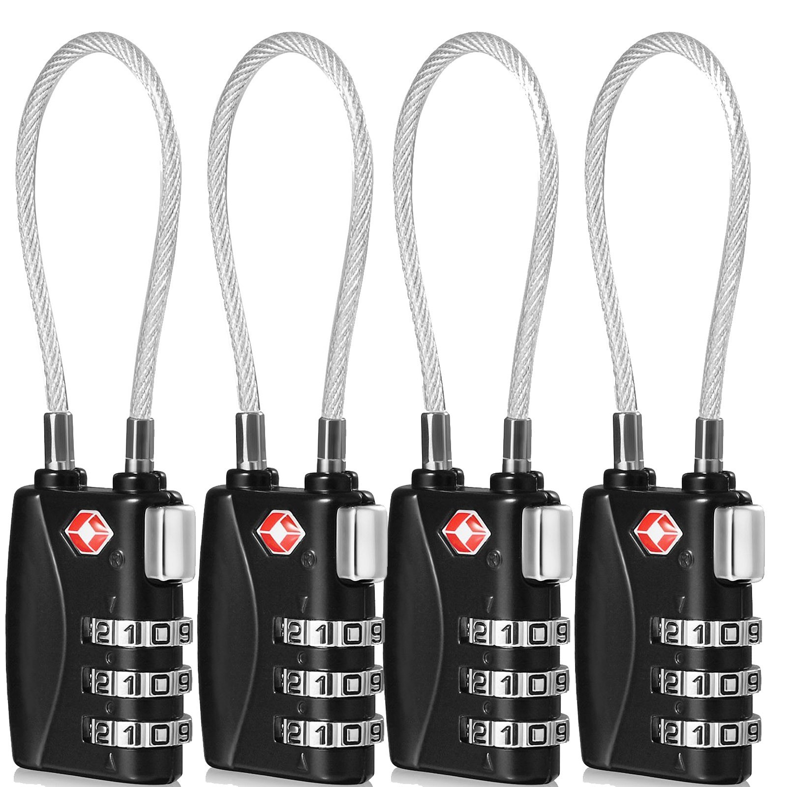 Everyday Travel & Gym Lock | TSA Approved Combination Cable