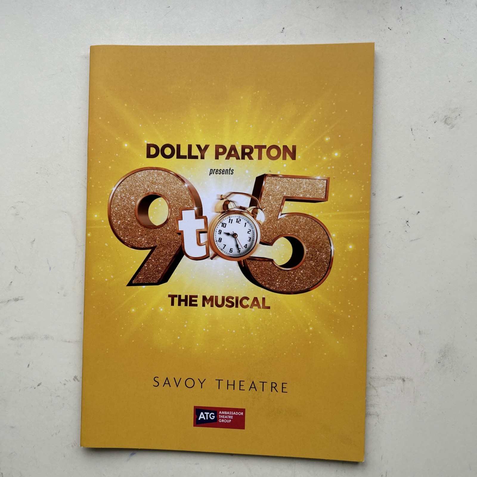 9 TO 5  THE MUSICAL  Theatre PROGRAMME