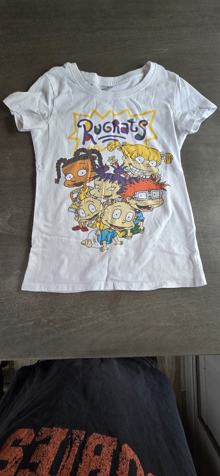 white Nickelodeon Rugrats graphic t-shirt Size Medium