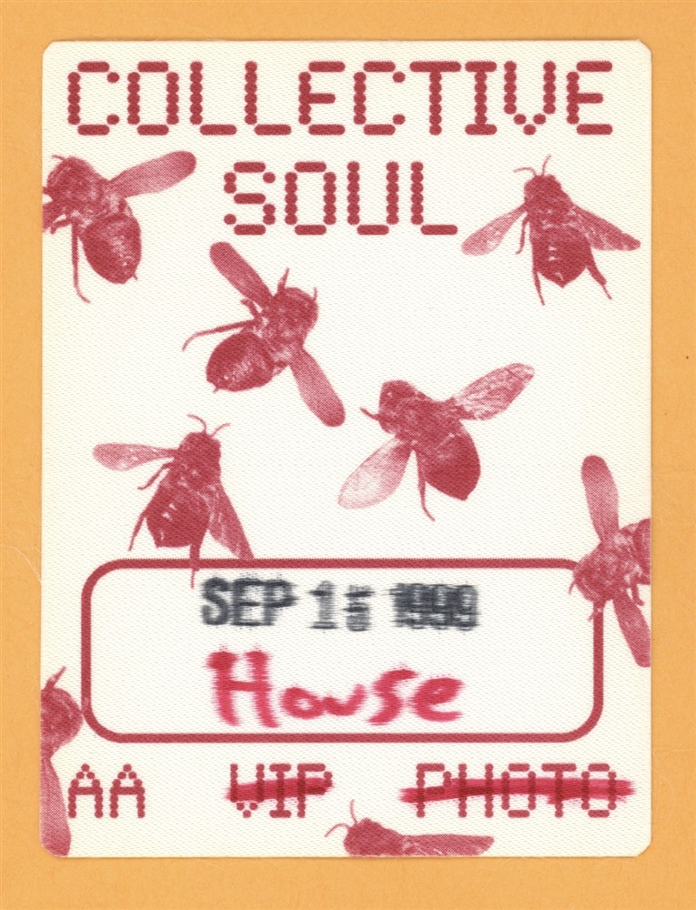 Collective Soul 1999 Dosage Concert Tour Backstage Pass