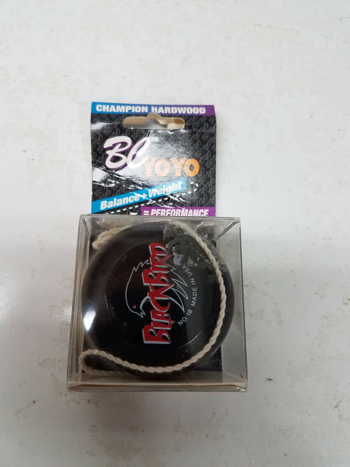 BC BALANCE & WEIGHT Yo-Yo Blackbird 18 Champion Hardwood, NIP
