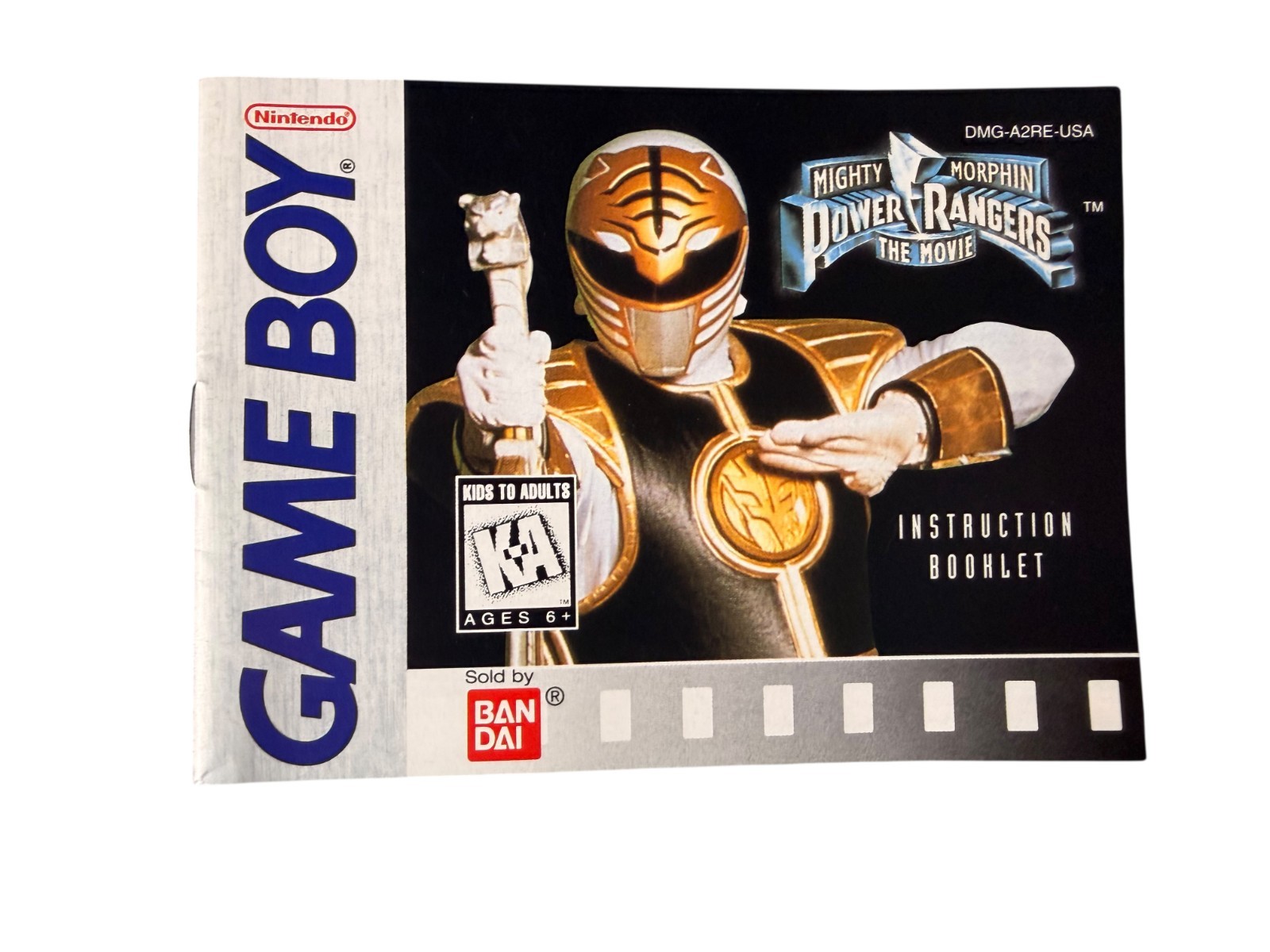 Power Rangers The Movie (Nintendo Game Boy) *Manual Only* Authentic