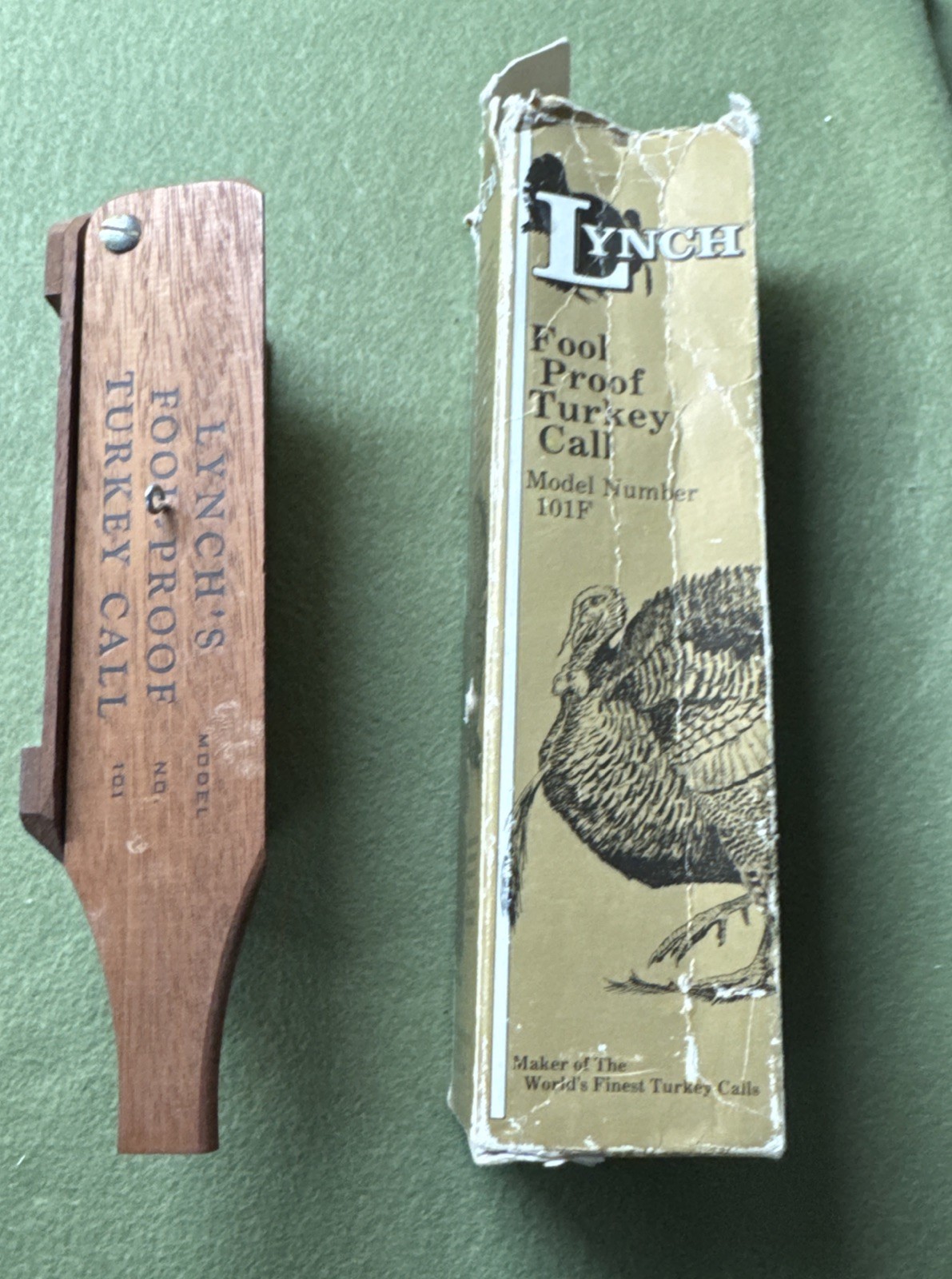 Vintage Lynch's Fool Proof Turkey Call 1965 Model 101. Liberty, Miss. 