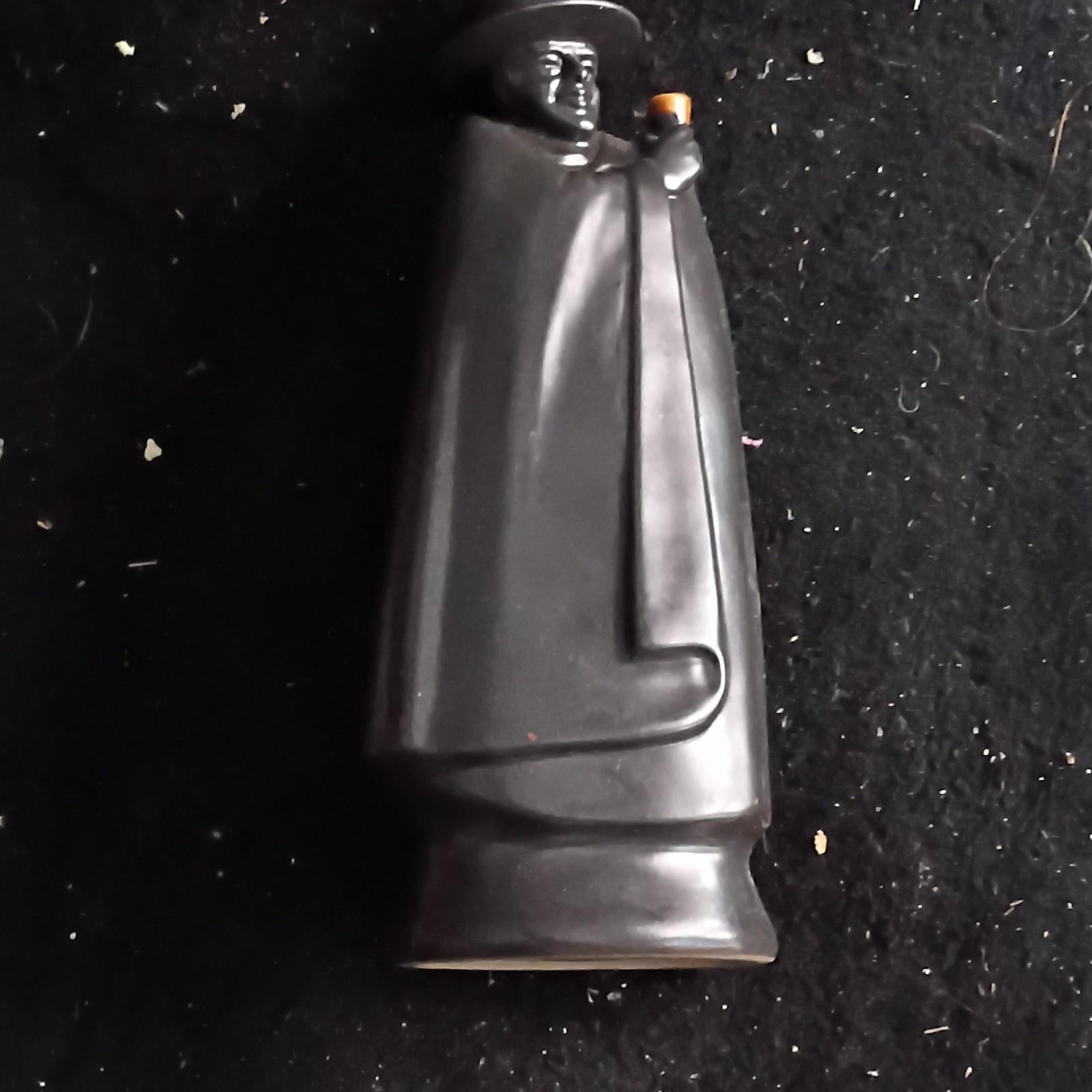 Wedgwood Don Decanter Sandeman Armada Cream Sherry Black Ceramic Lid 1969 Engla…