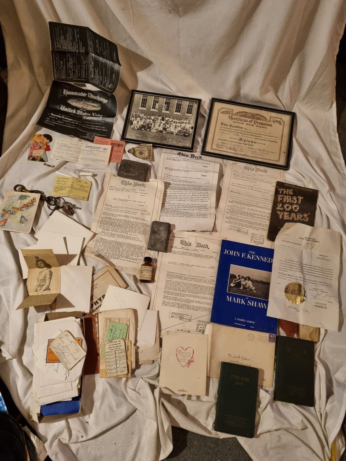 Antique Documents Deeds Letters Military Papers More
