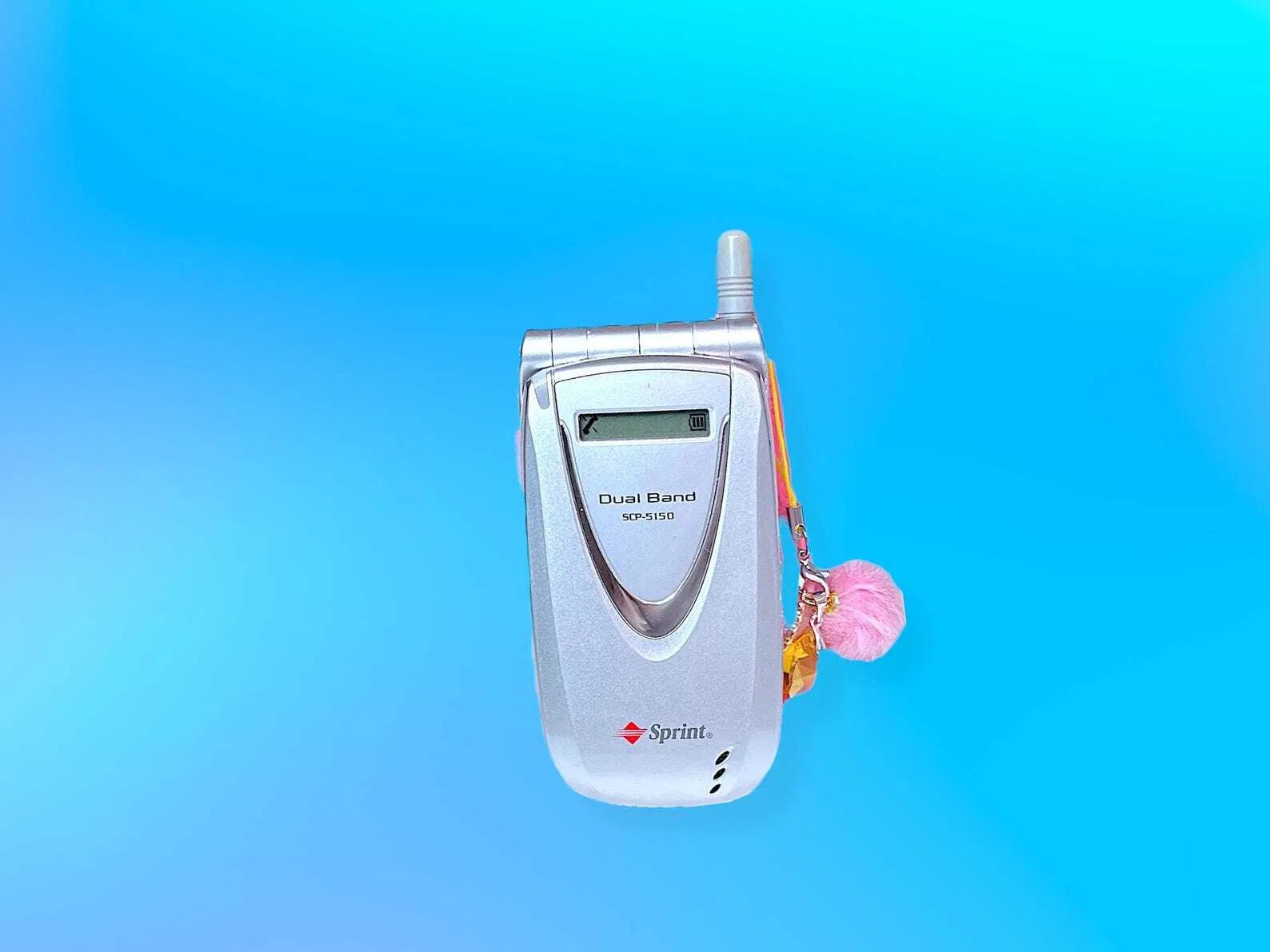 Vintage 90s Sanyo Camera Flip Cell Phone. Rare.Works!