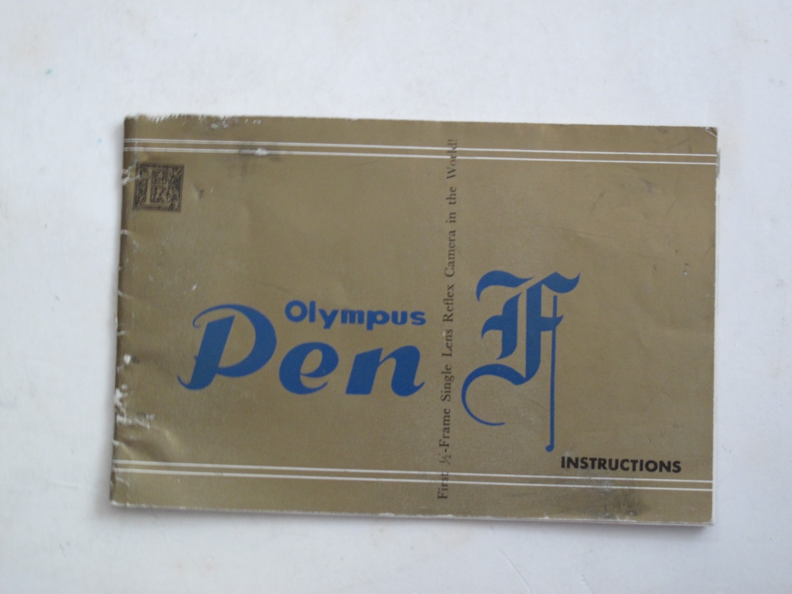 Olympus PenF instruction manual, US SELLER "LQQK"