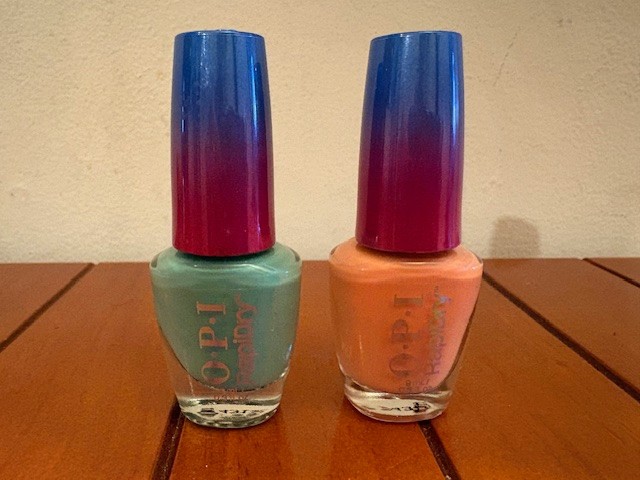 OPI Rapid Dry Nail Polish, Within Peach & No Further Delays, New