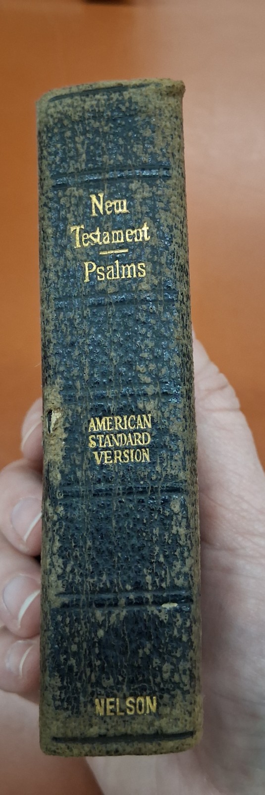 Thomas Nelson & Sons New Testament Psalms Leather Gilt Edges 1901 New York