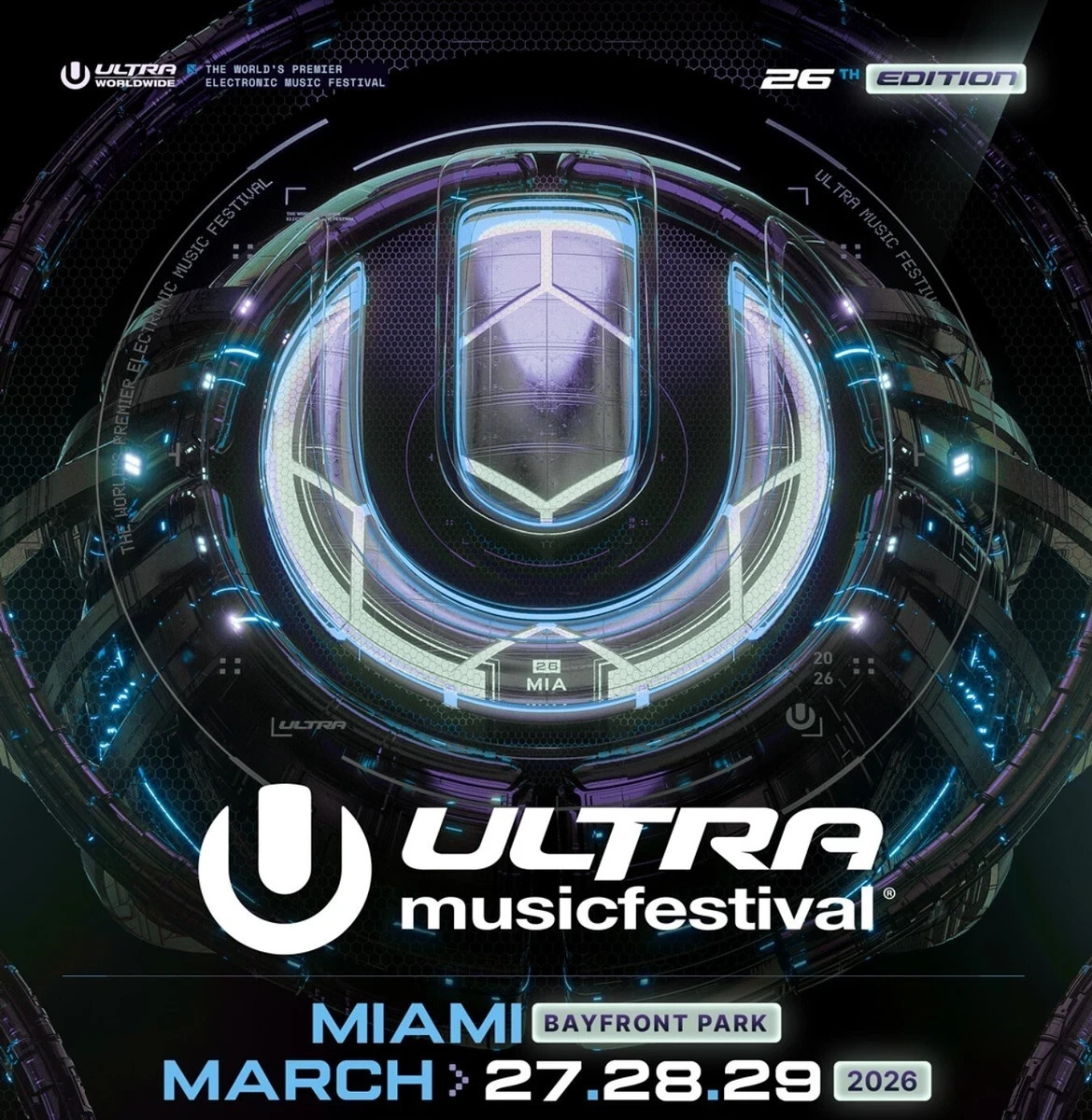 3-DAY GA Tickets - Ultra Music Festival - UMF Miami 2026 Wristband