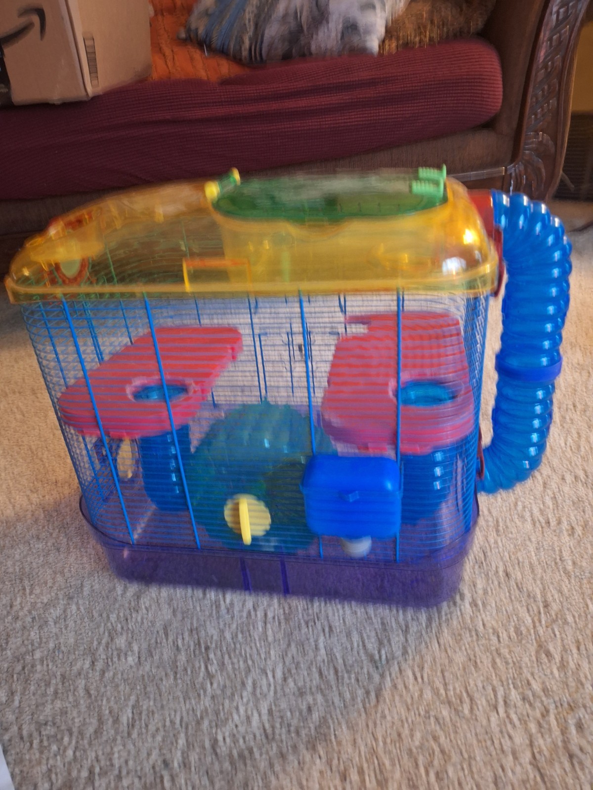 Hamster/Gerbil Cage W/2 Hamster Balls