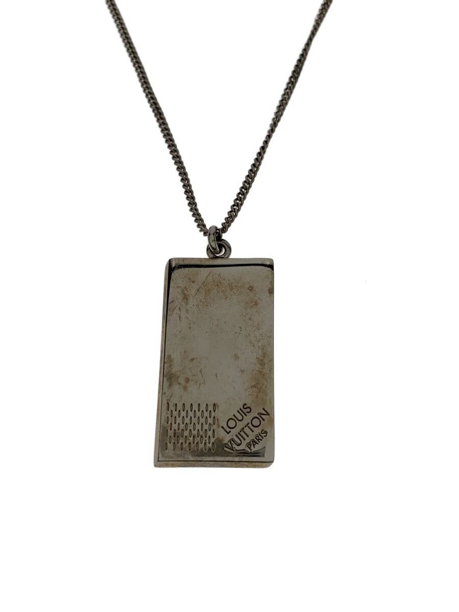 Louis Vuitton Collier Plaque Damier Damier B Ne Slv Plated Slv With Top Wo M1m54