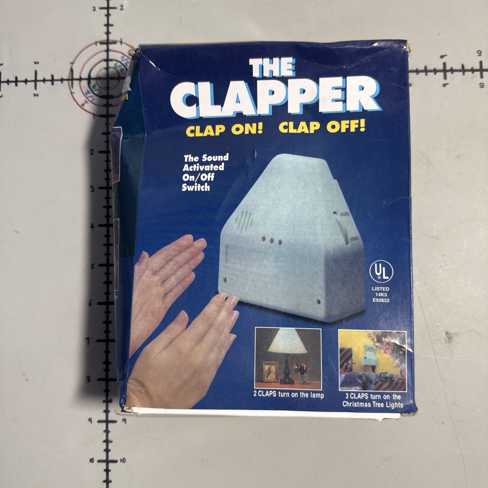 The Clapper Wireless Sound Activated On/Off Switch, 1998 Vintage New/Sealed