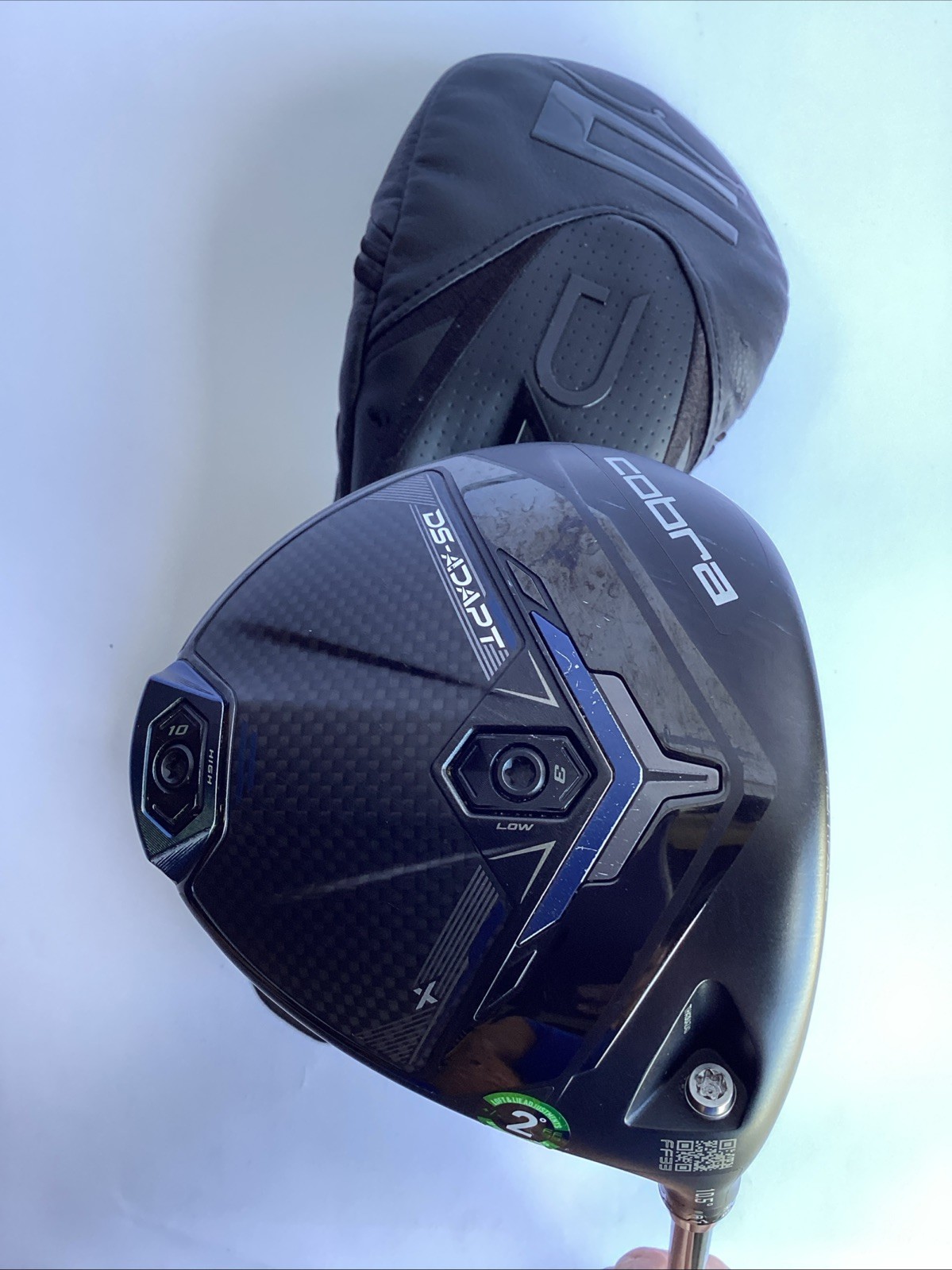 Cobra DS Adapt X Driver 10.5* With Linq 6F4 Stiff Graphite Shaft VGC