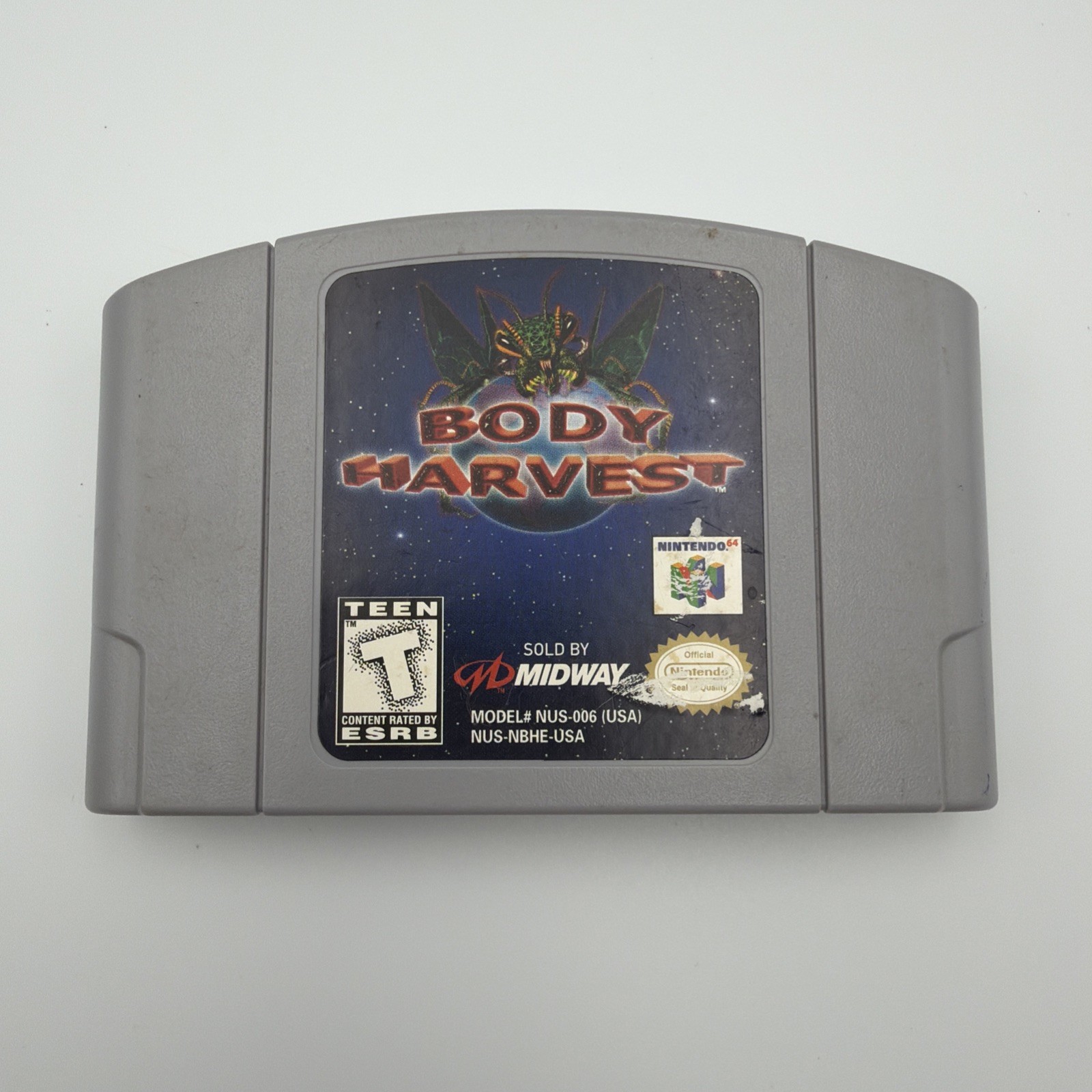 Body Harvest N64 Nintendo 64 AUTHENTIC AND TESTED