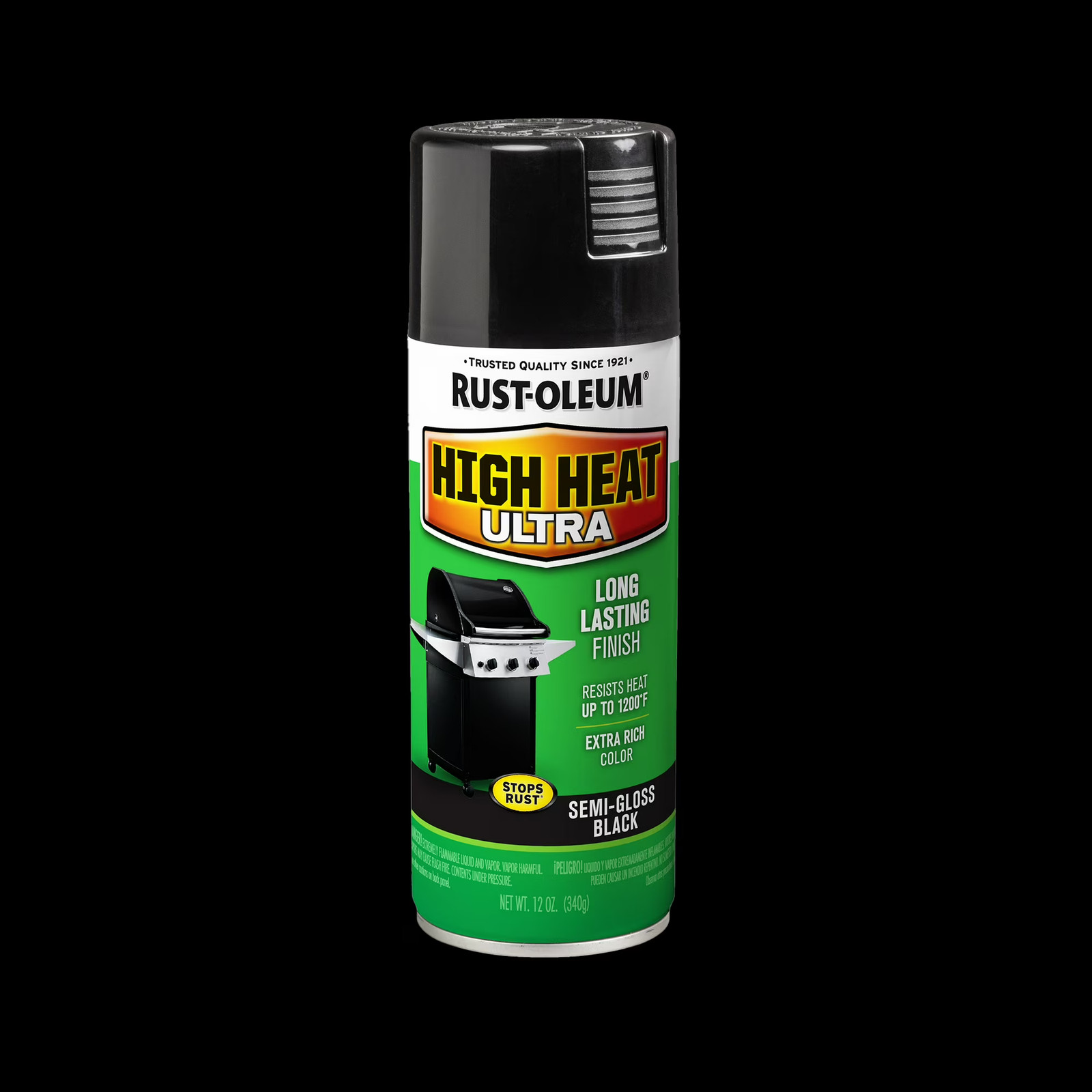 High Heat Ultra Black Spray Paint