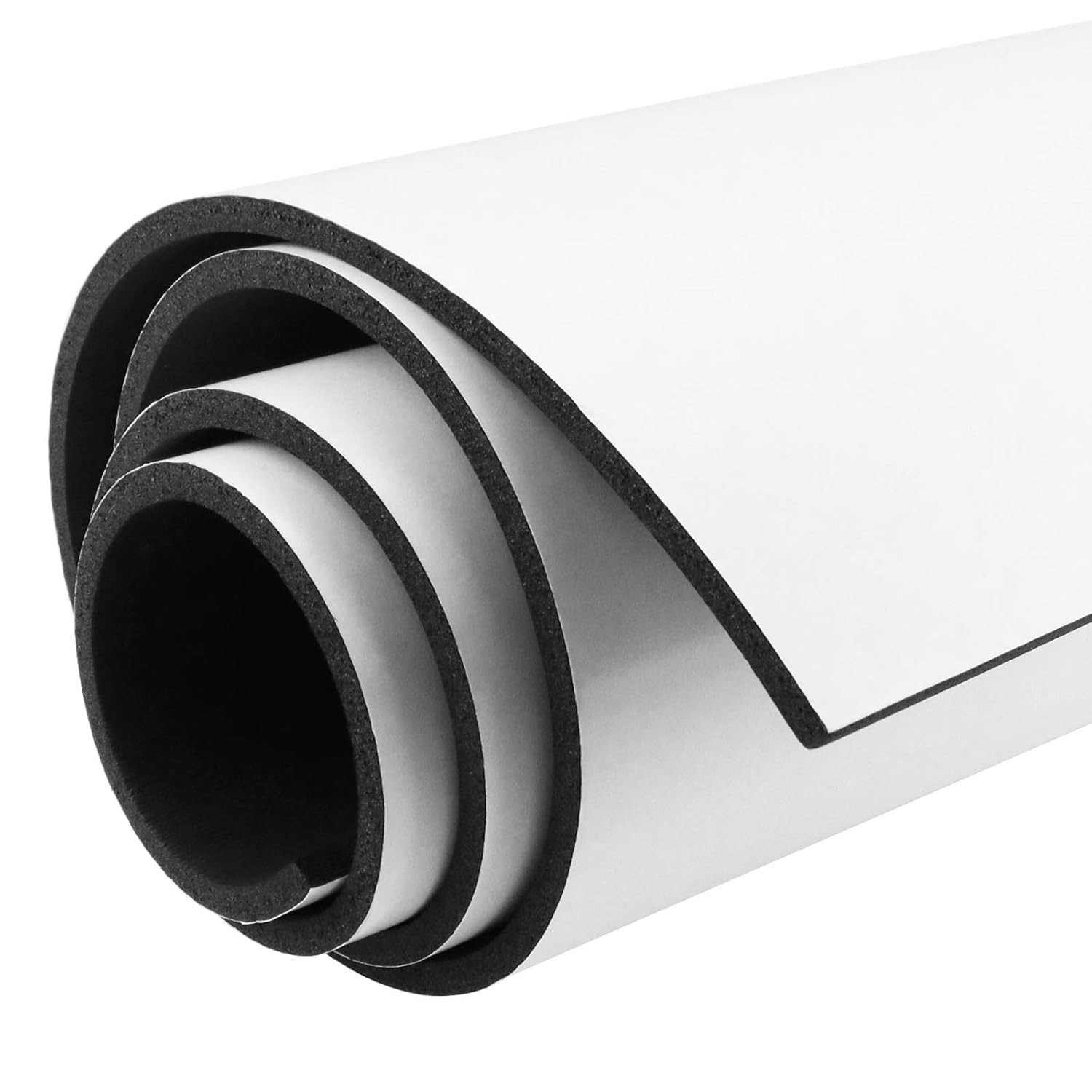 Neoprene Foam Insulation Sheet with Adhesive 1/4 Inch Thick Rubber