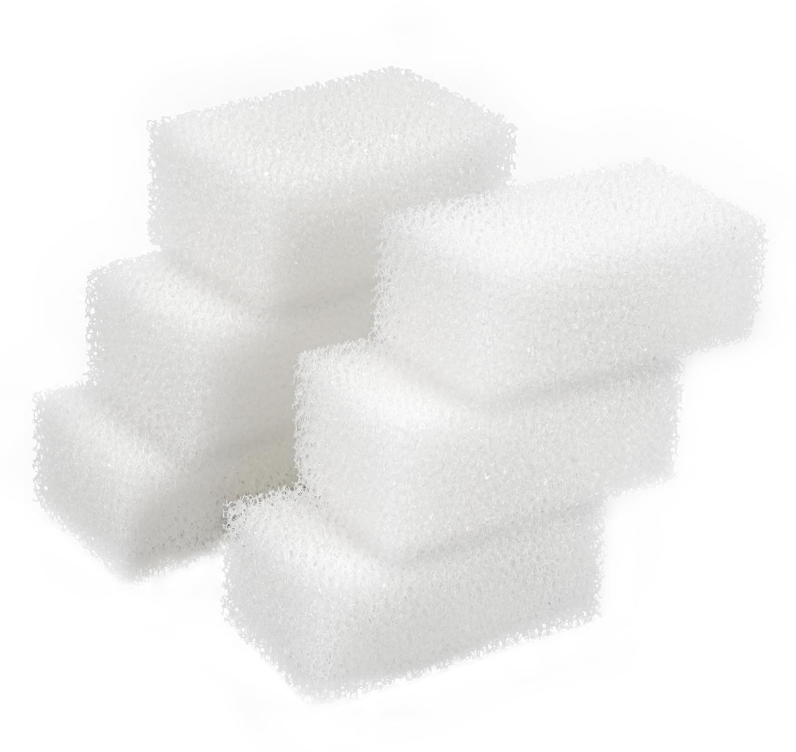 AQUANEAT 6-Pack Replacement Filter Sponge Pads, Aquarium Foam 30, white 
