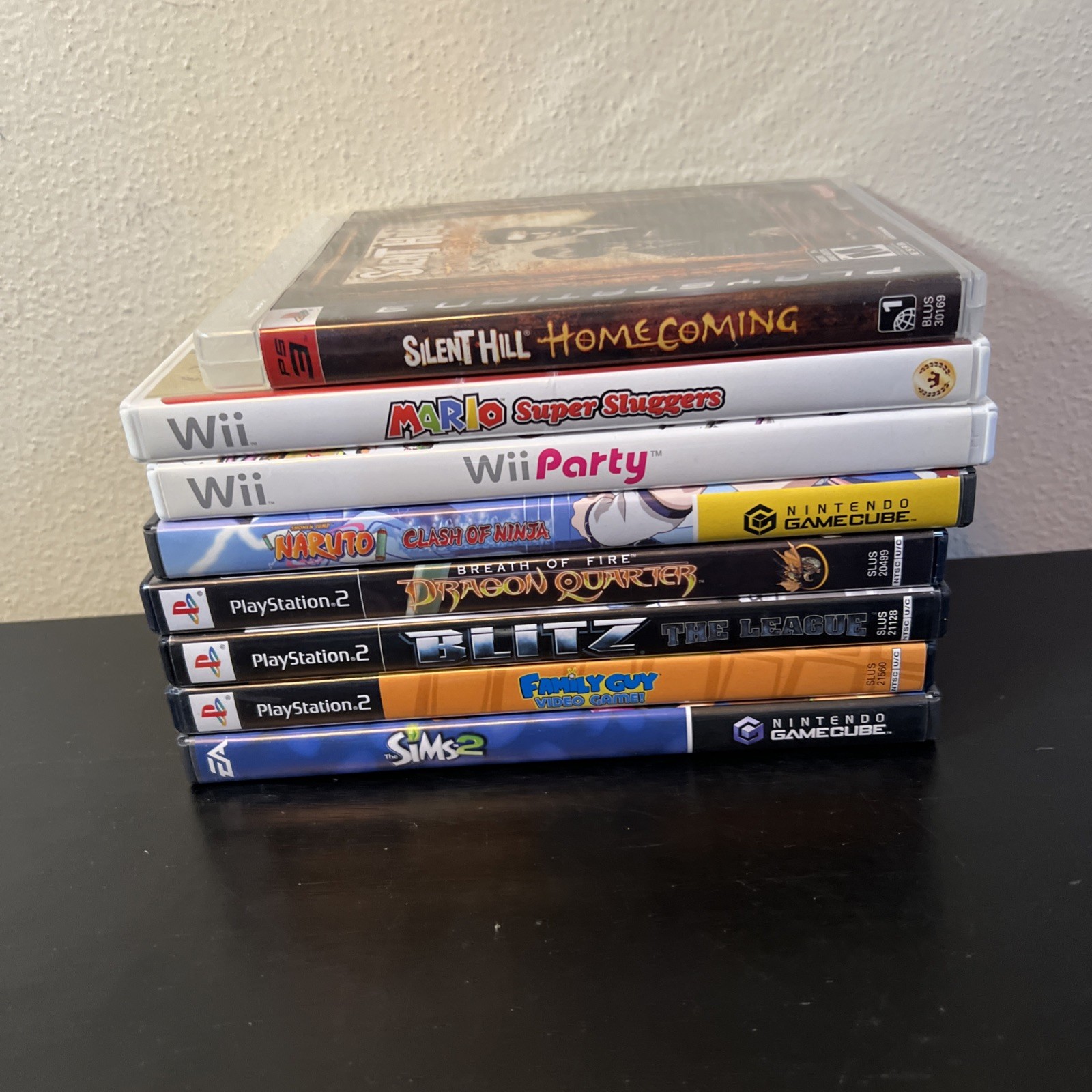 No Games Wii Mario Wii Party gamecube Ps2 Cases ManualsNo Games All Manuals