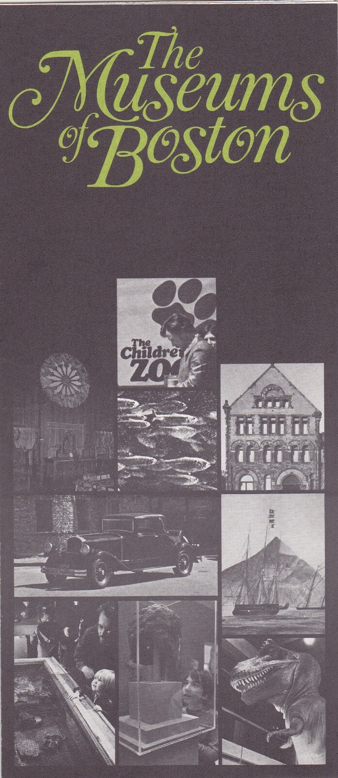 1970's The Museums Of Boston Promotional Brochure