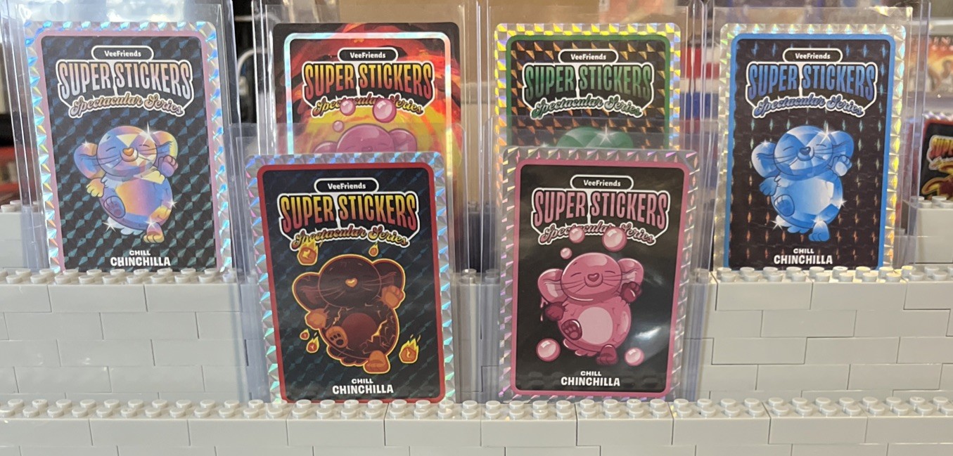 Veefriends Spectacular Super Stickers Chill Chinchilla Emerald Base+/55+MORE
