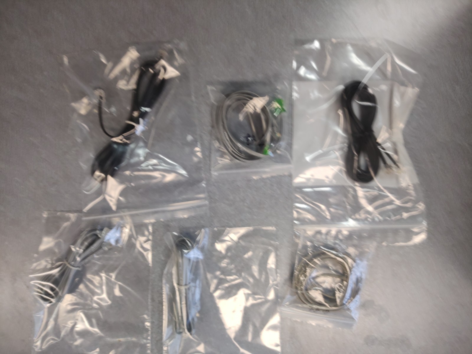 Mixed length 6P2C RJ12 RJ11 DSL Modem Fax to Wall Cable (5'-14')