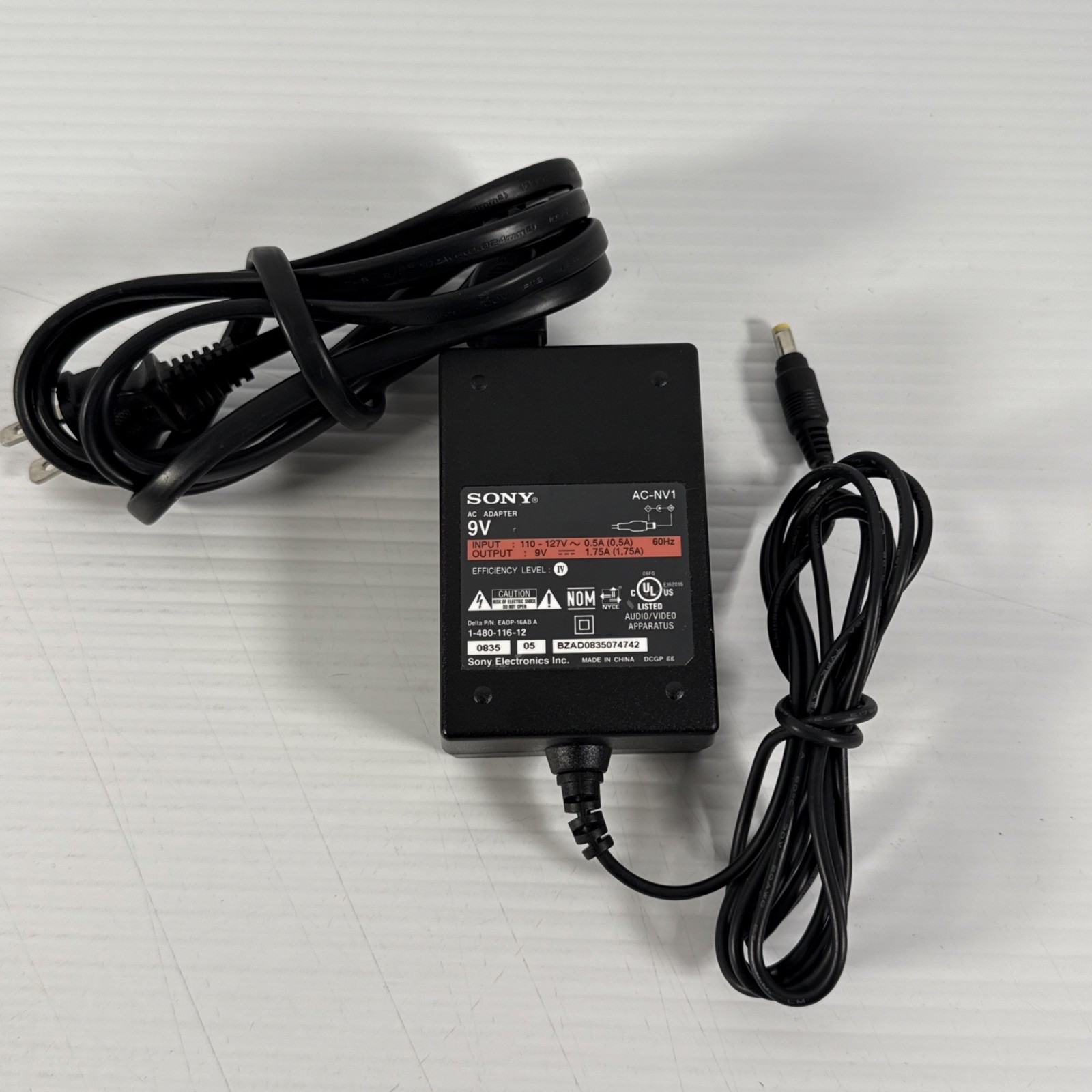 SONY - A/C POWER SUPPLY - AC-NV1 - BRAVIA NETWORK - 9V - OEM - TESTED