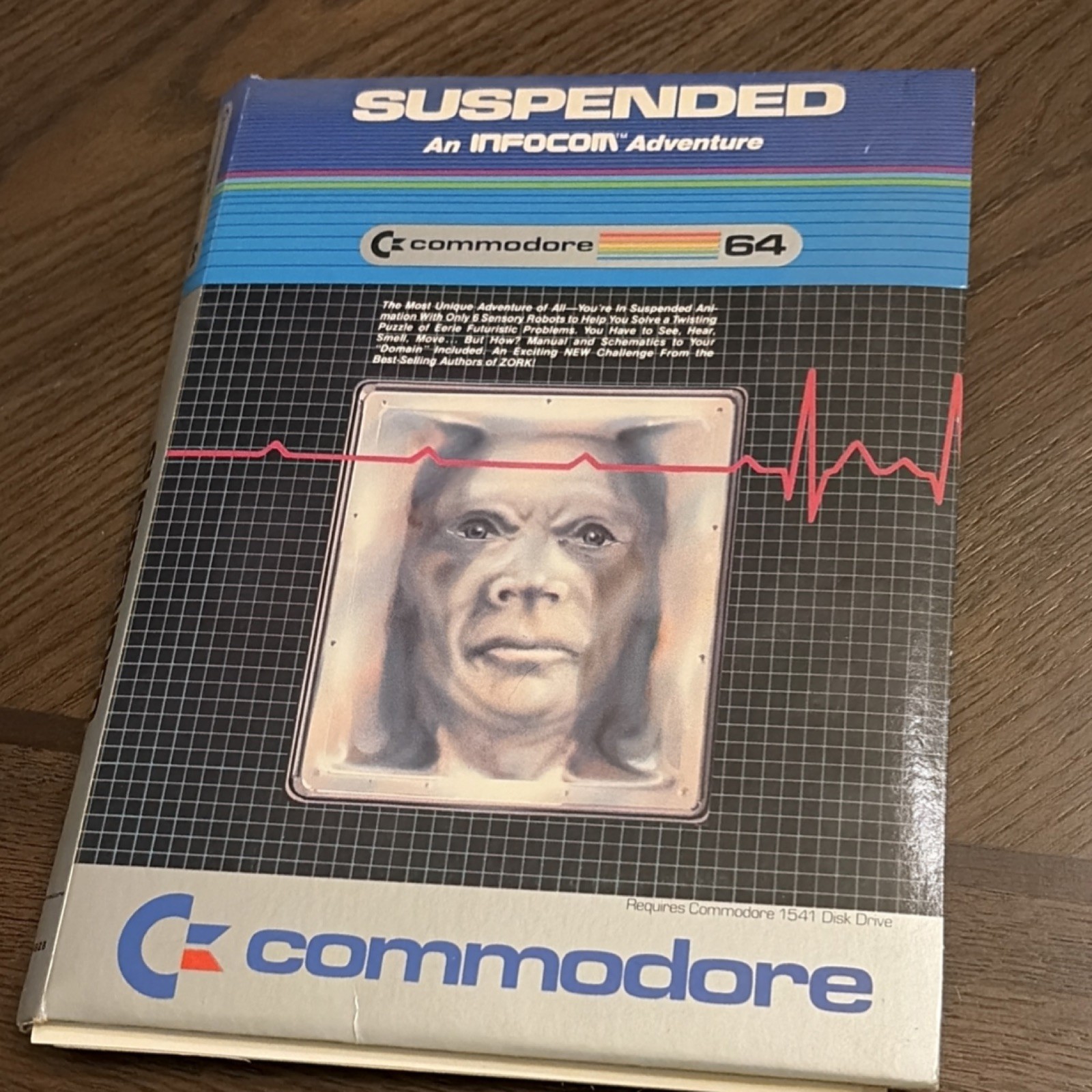 Infocom SUSPENDED Commodore 64 C64 Game Complete Disk Map Manual Robot Cards 
